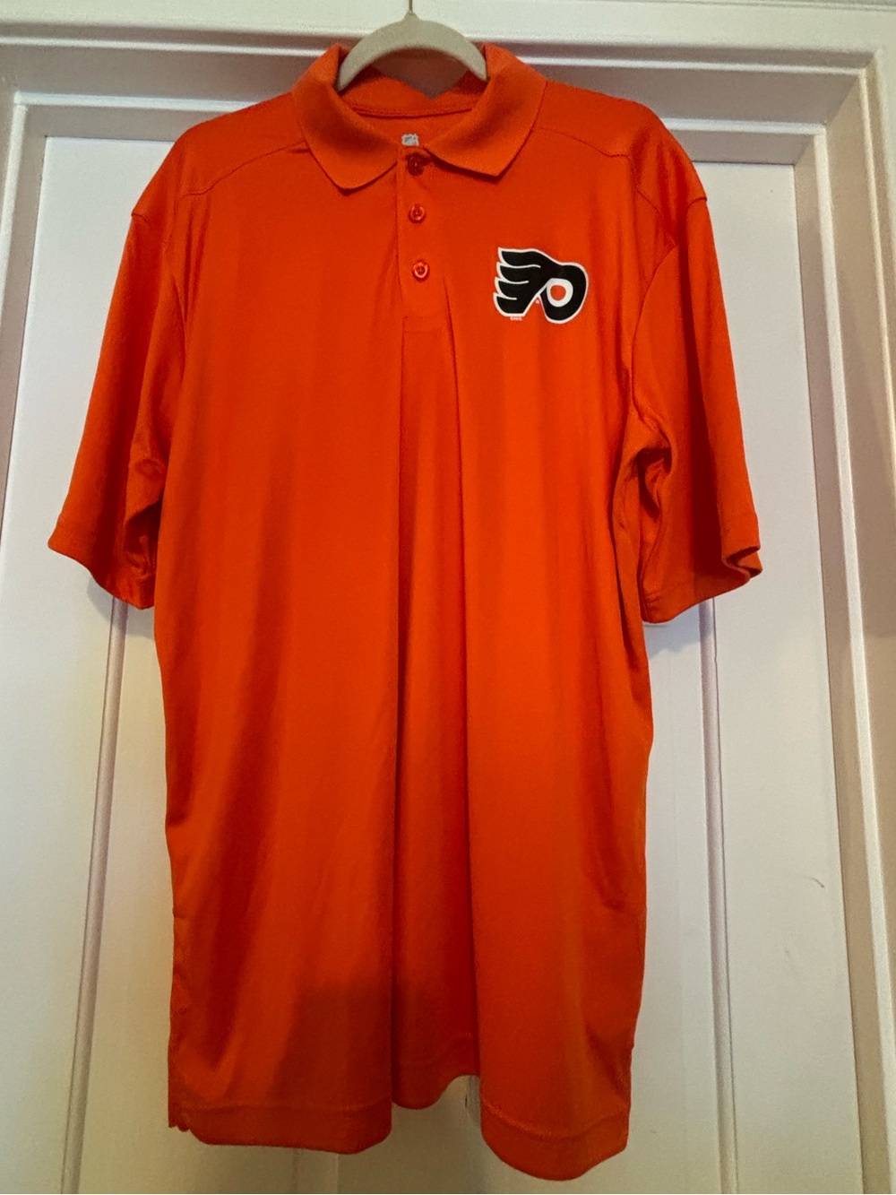 Philadelphia Flyers Fanatics Men’s XL Orange Performance Polo NHL Hockey